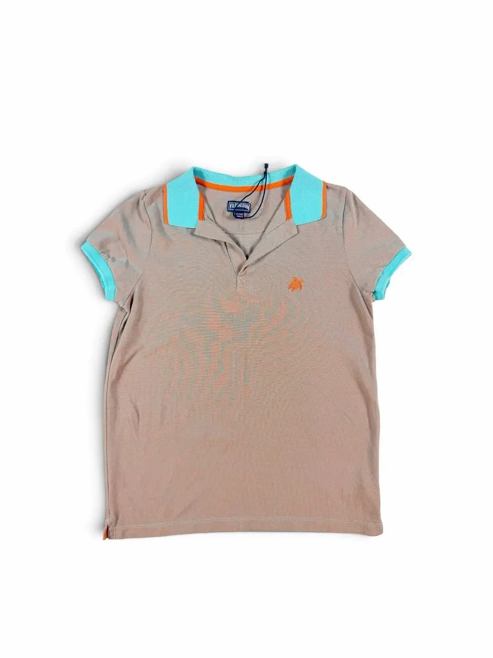 Vilebrequin Boys Cotton Polo Shirt Turtle Colorblock Size 14 (158 cm)